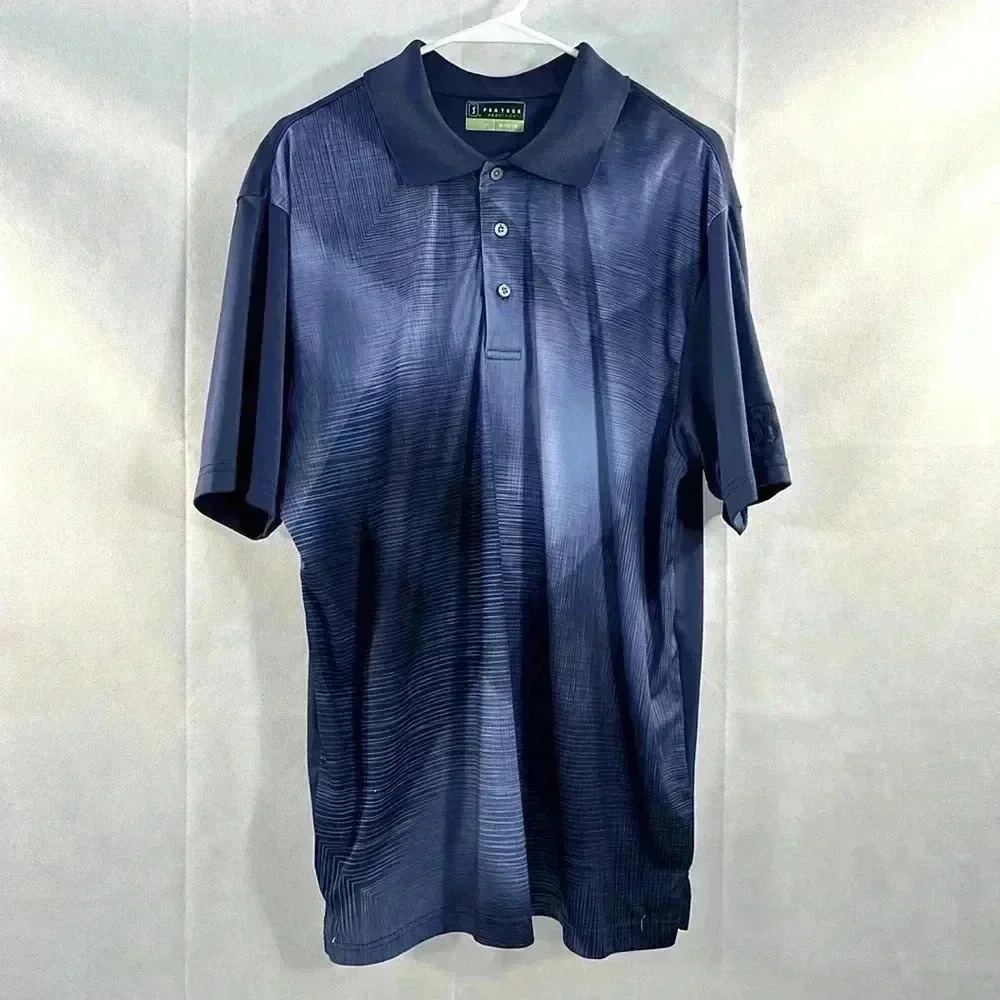 PGA Tour PRO Series Men’s Golf Shirt Blue Size XL